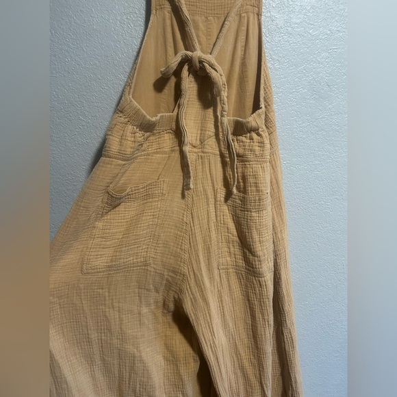 Free people Cyprus Ave Overalls in Golden Brown - Picture 7 of 8